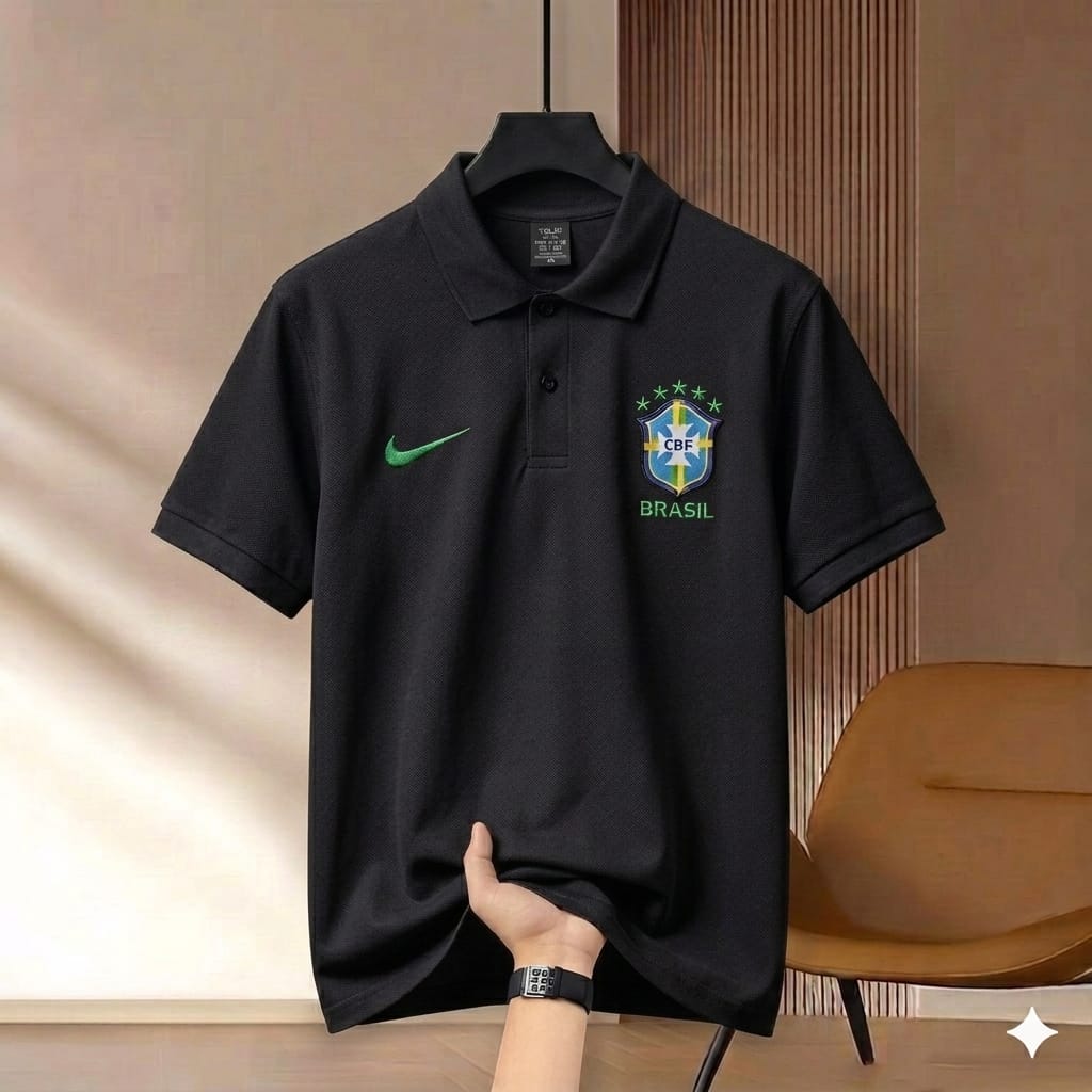 Embroidery World Cup Polo Shirt - Image 4