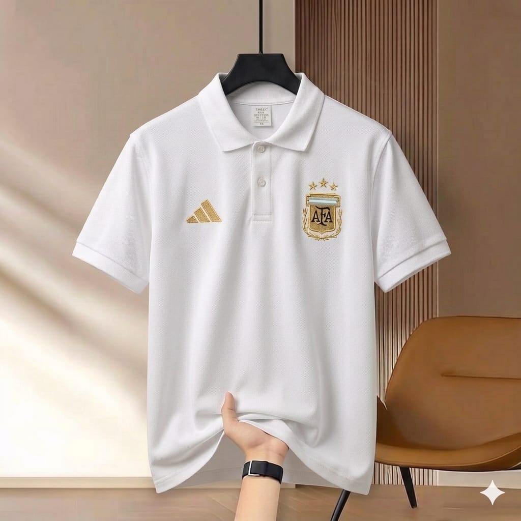 Embroidery World Cup Polo Shirt - Image 3