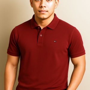 đ§Ĩ Tommy Hilfiger Relaxed Fit Polo Shirt (Menâs) â Burgundy Edition