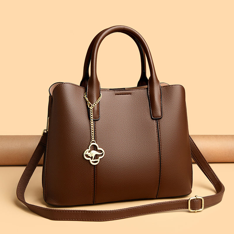 Kangaroo Women Crossbody Bag Brand Pendant Decoration Luxury Ladies’ Shoulder Bag Customized Fashion Leather Tote Bags - Image 2