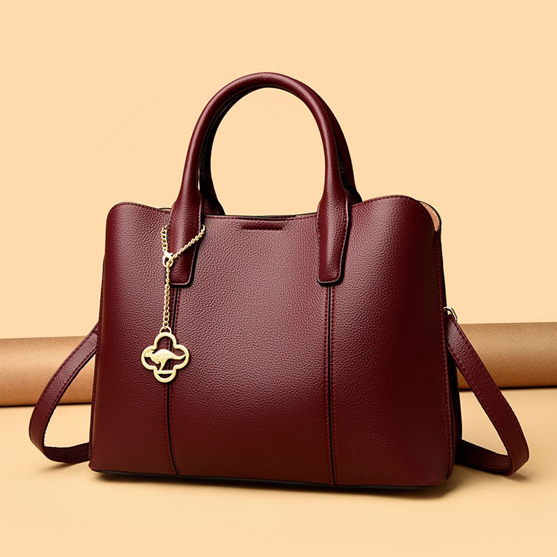 Kangaroo Women Crossbody Bag Brand Pendant Decoration Luxury Ladies’ Shoulder Bag Customized Fashion Leather Tote Bags - Image 3