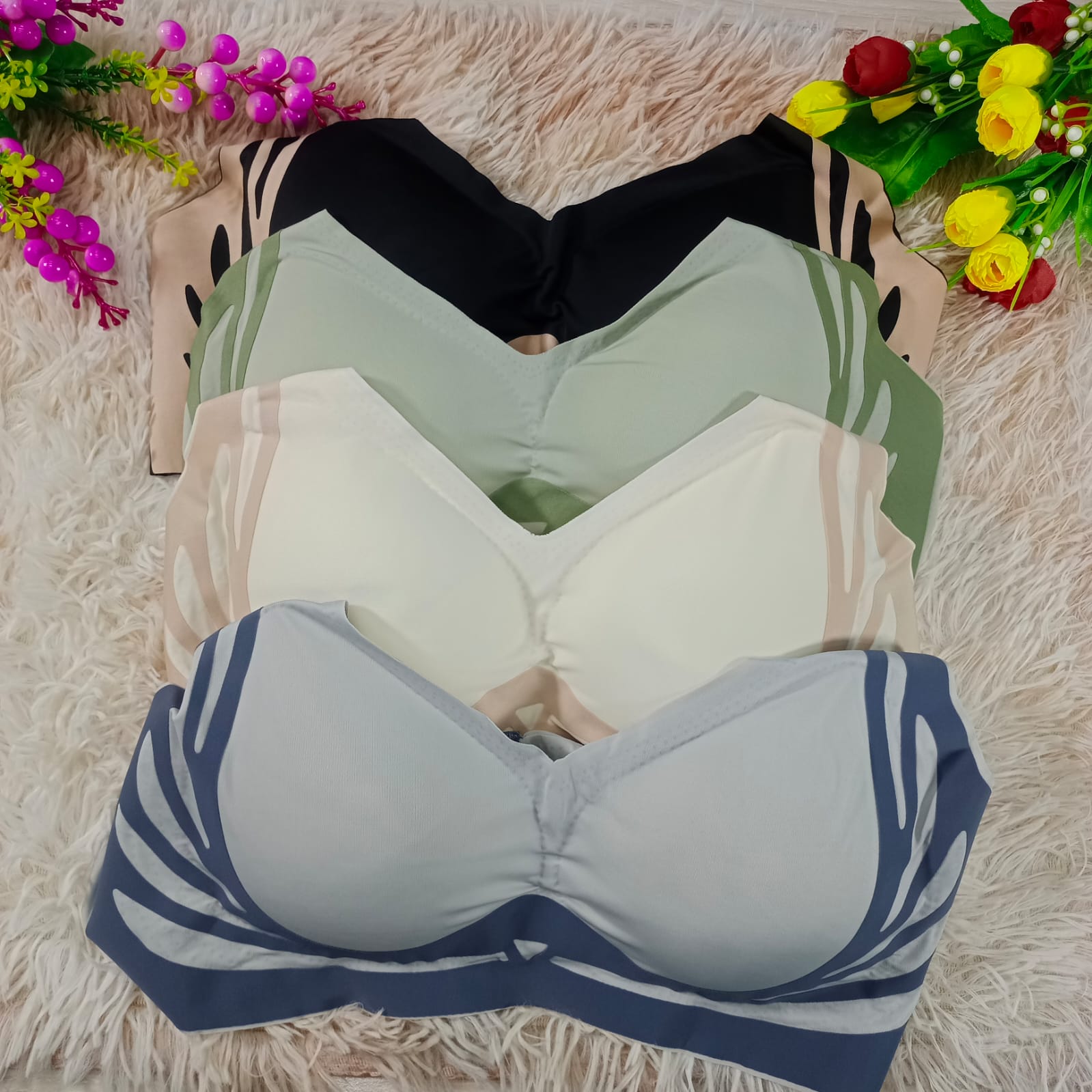 Imported Premium soft stretch comfortable push-up sports bra - Image 4