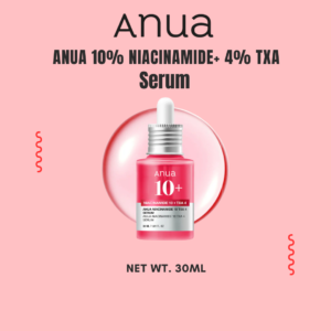 Anua Niacinamide 10% + TXA 4% Dark Spot Correcting Serum – 30ml