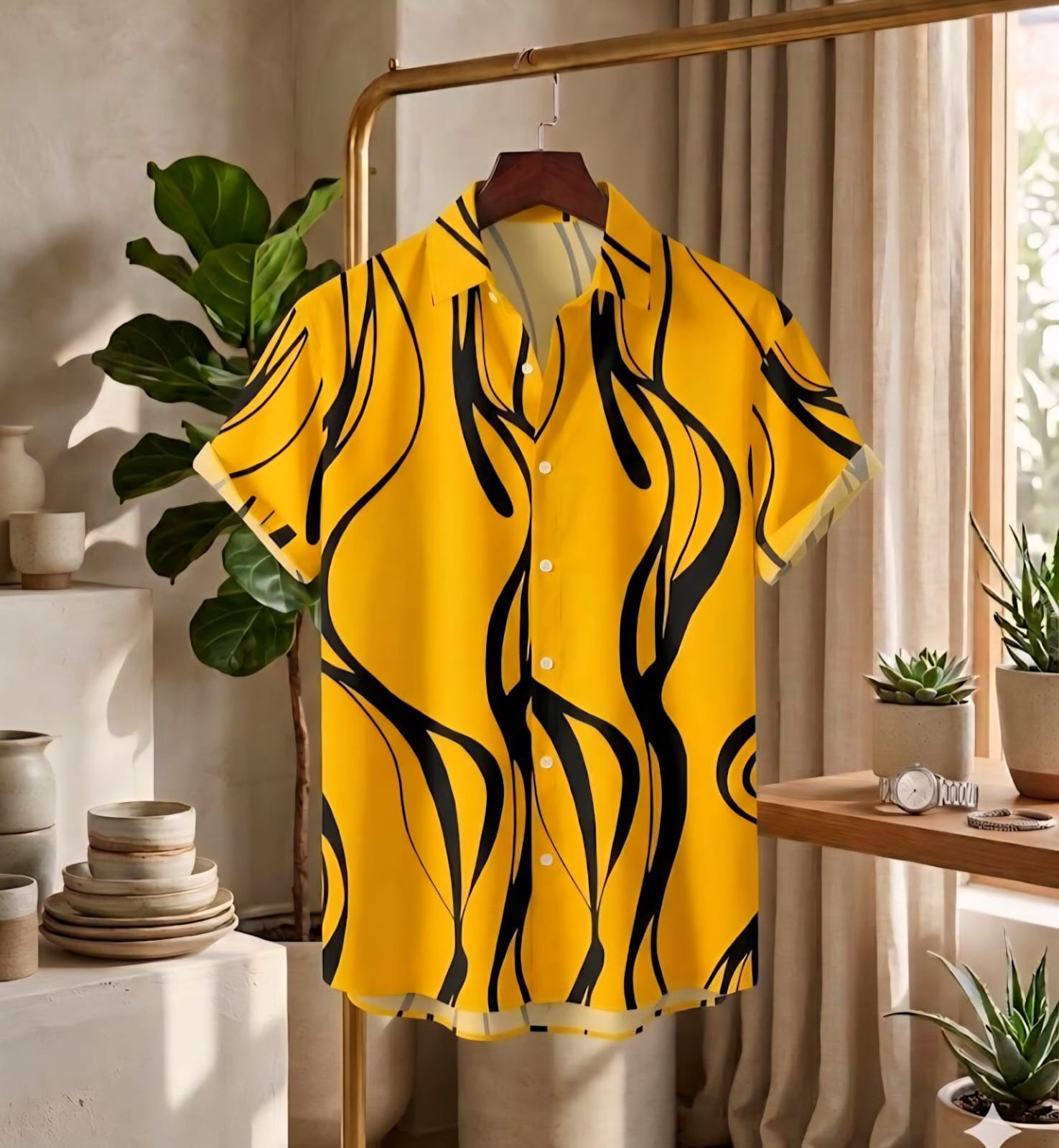 Micro Fabric Casual Half Sleeve Shirt For Men - Image 4