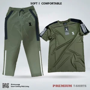 SMUG Premium Combo Summer T-shirt and Trouser - Fabric soft and comfortable - Multi Color