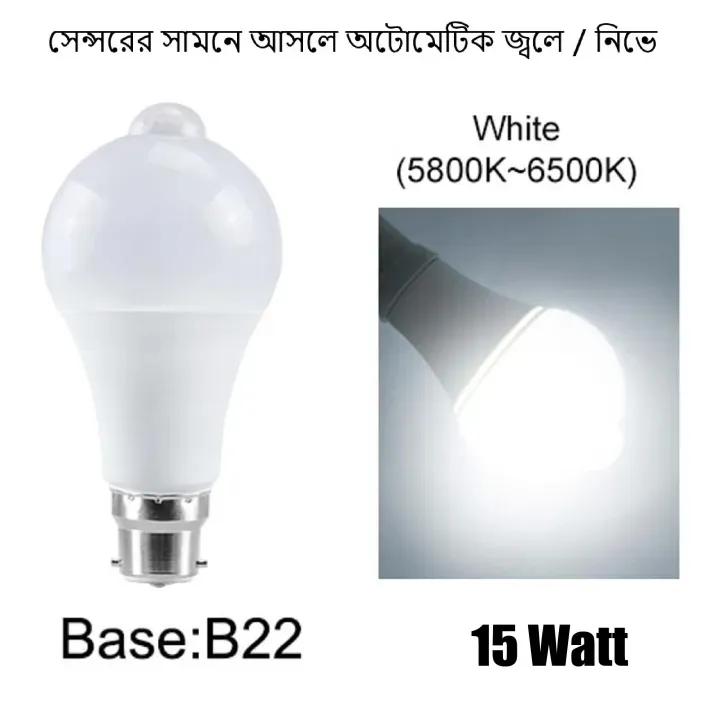 Max World 15W Motion Sensor Auto ON/OFF LED Light - Image 5