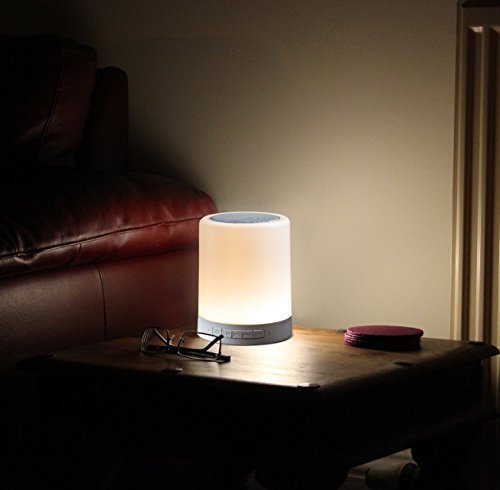 Touch Lamp Portable Bluetooth Speaker with Smart Colour Changing Touch Mode Night Lamp - Image 2