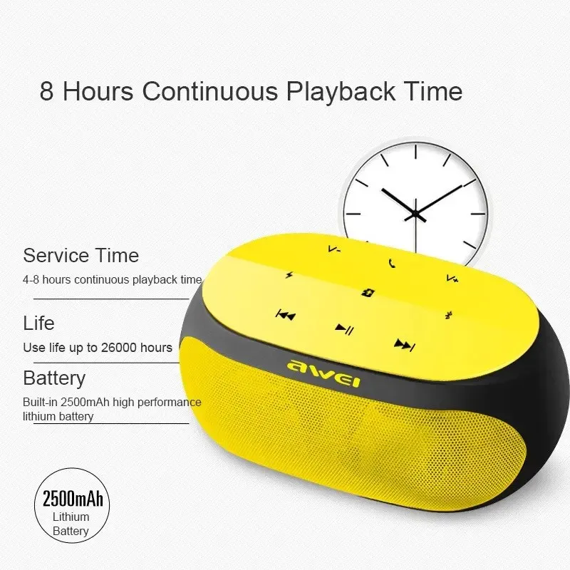 Awei Y200 Portable Wireless Speaker (Six Month Warranty) - Image 4