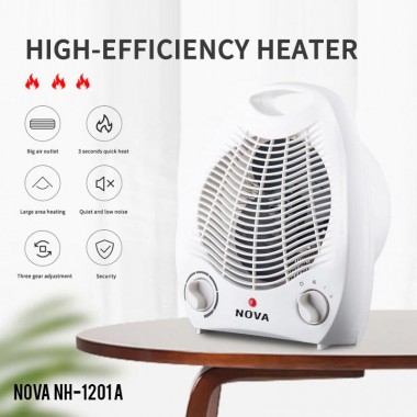 NOVA REP 1201A Electric Fan Room Heater 2000W - Image 2