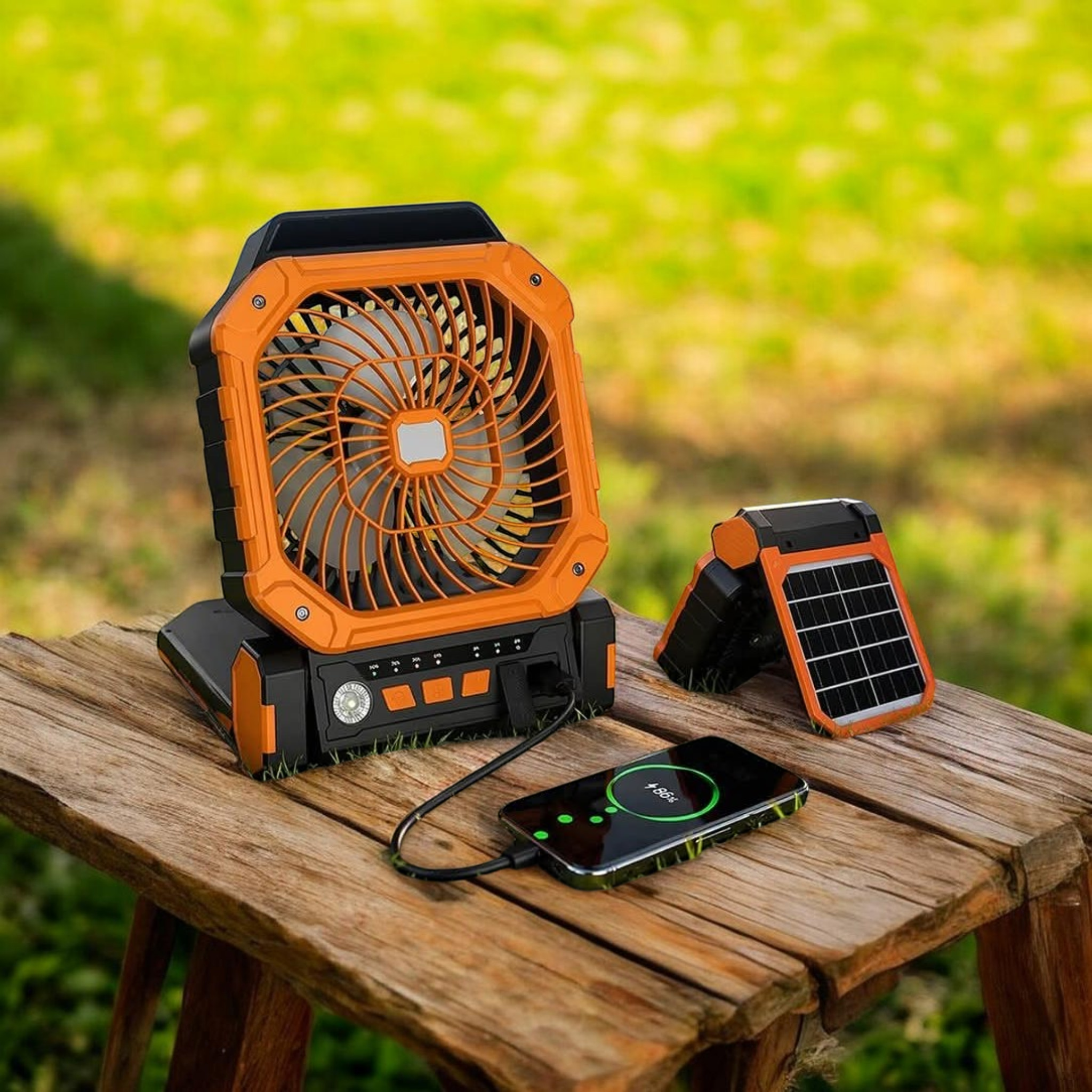 X16 Solar outdoor fan - Image 2