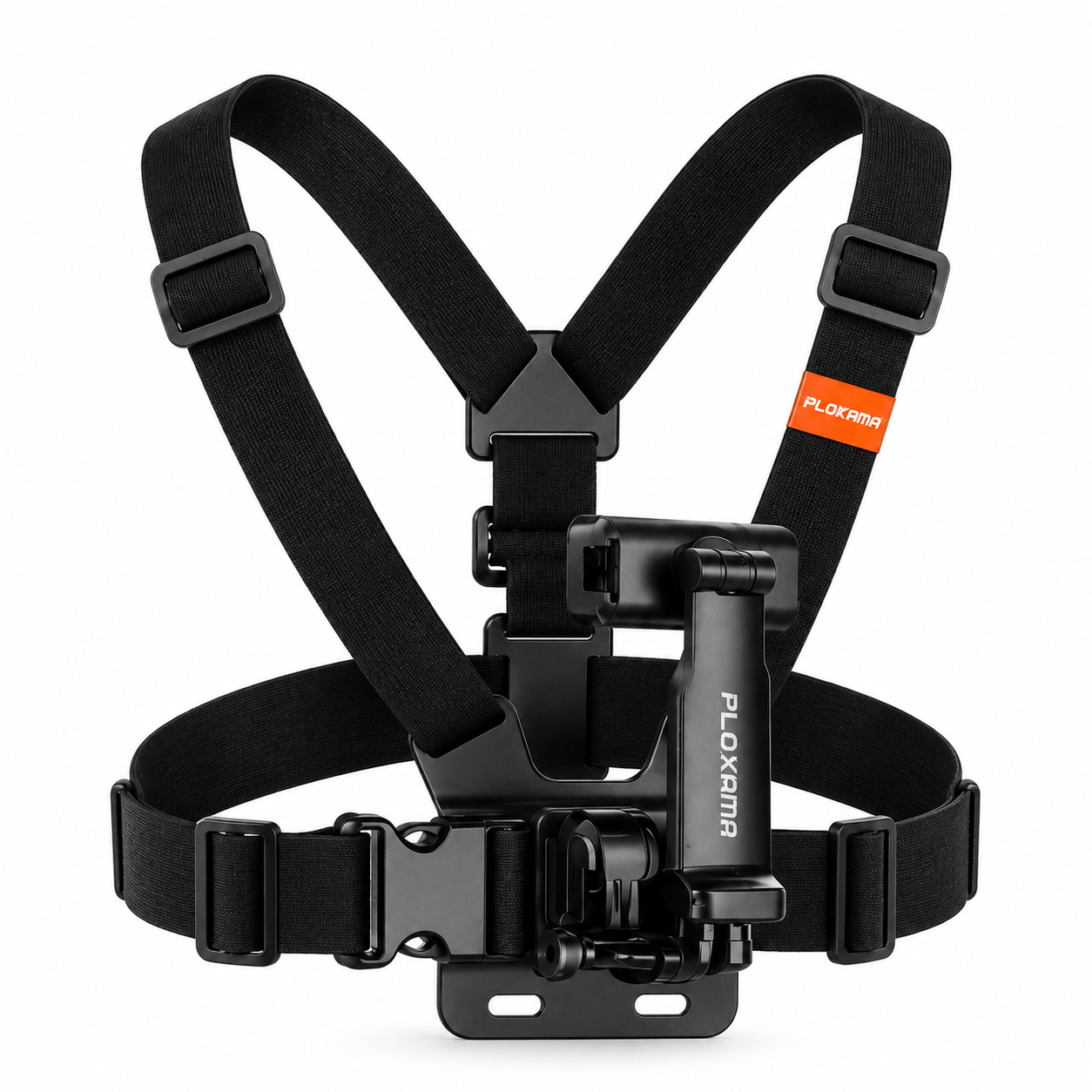 PLOKAMA CX-10 Chest Mount Camera Holder – Adjustable POV Body Harness Strap with 360° Rotating Clip for Smartphones & Action Cameras for Biking, Vlogging & Hiking - Image 3