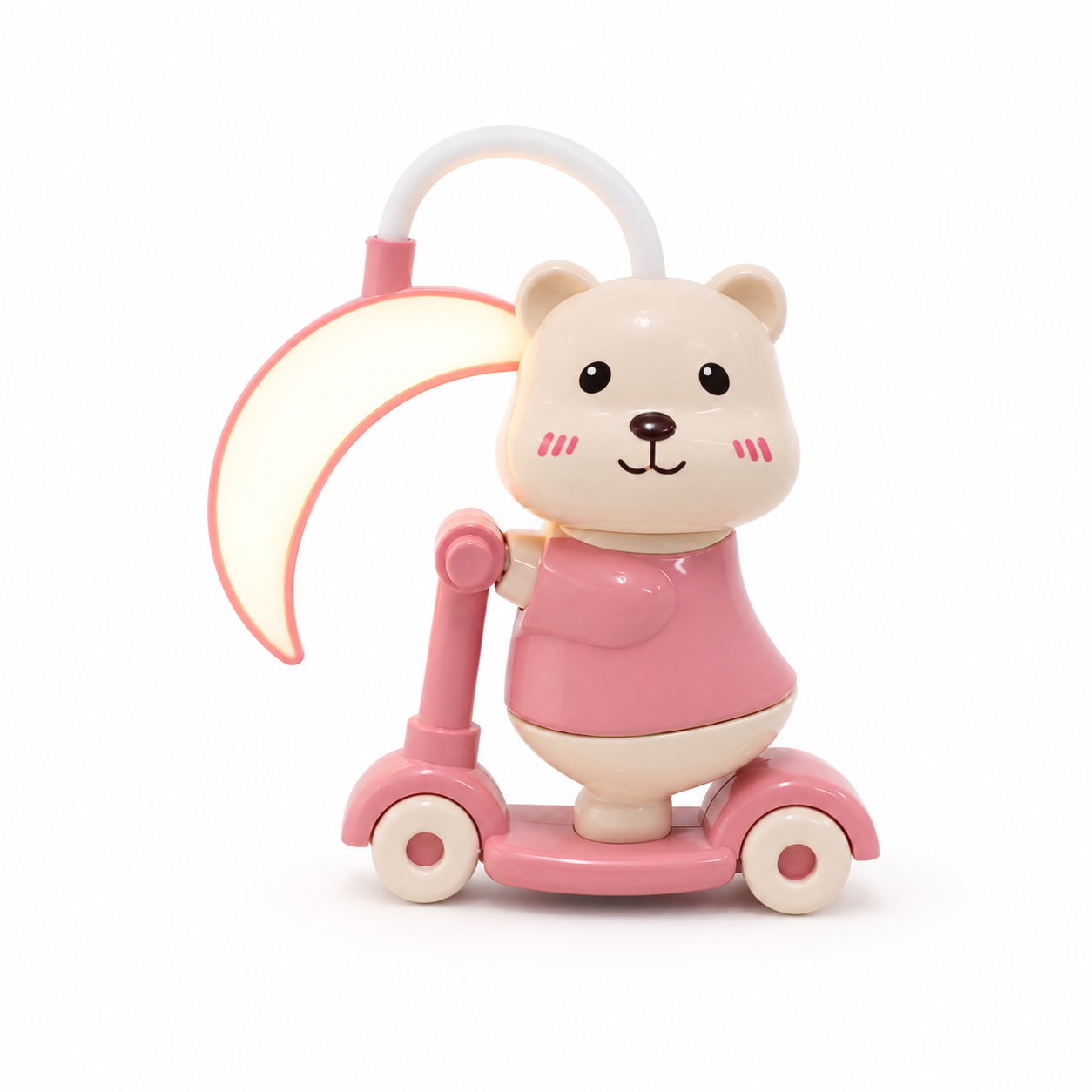 2 in 1 Cartoon Scooter Mini Desk Lamp with sharpener - Image 2