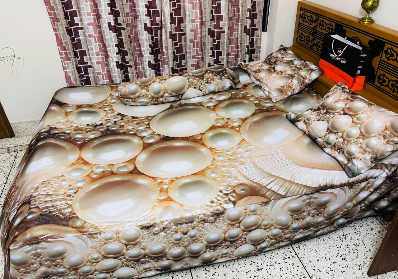 China Premium 3D Design Bed Sheet - Image 2
