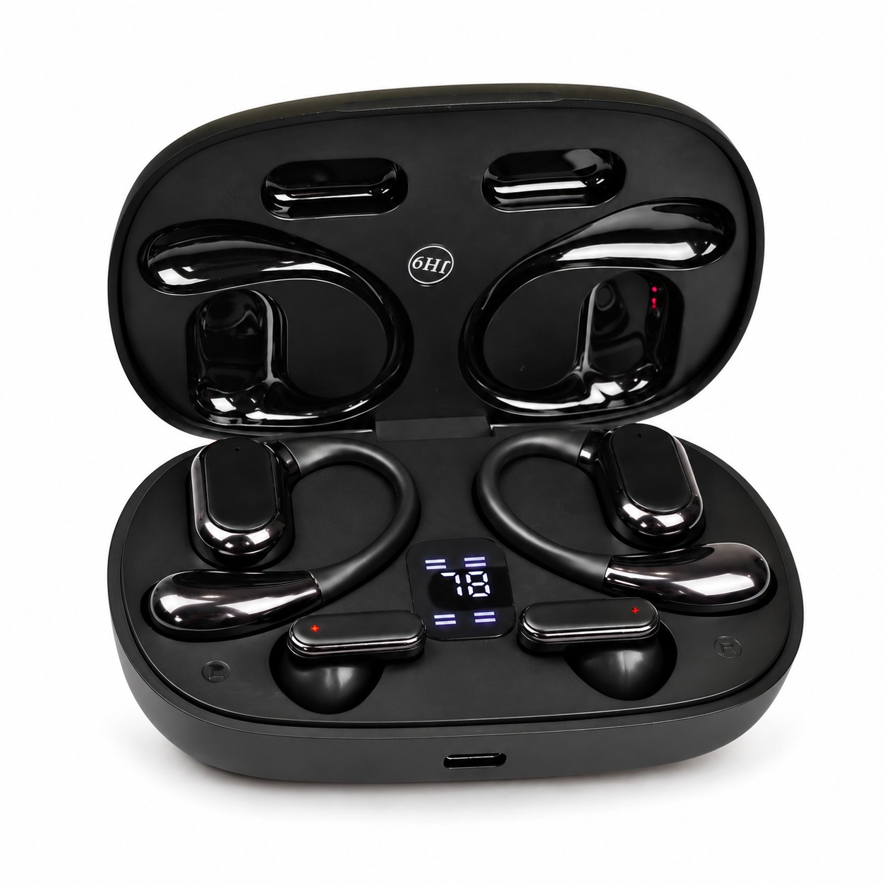 Wireless Earbuds -2-in-1 Couple Soft Ear Hooks TWS - Image 2
