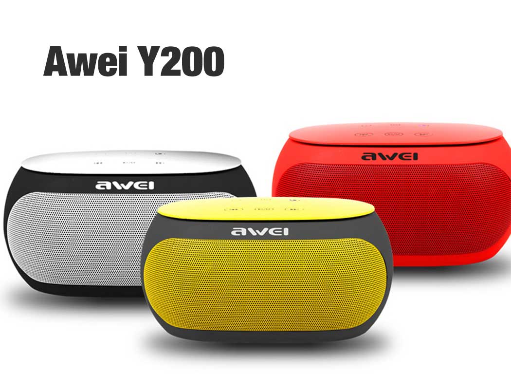 Awei Y200 Portable Wireless Bluetooth Speaker – 9W Dual Drivers, Bluetooth 4.2, TF Card & AUX Support, 2500mAh Battery with 6 Months Warranty - Image 2