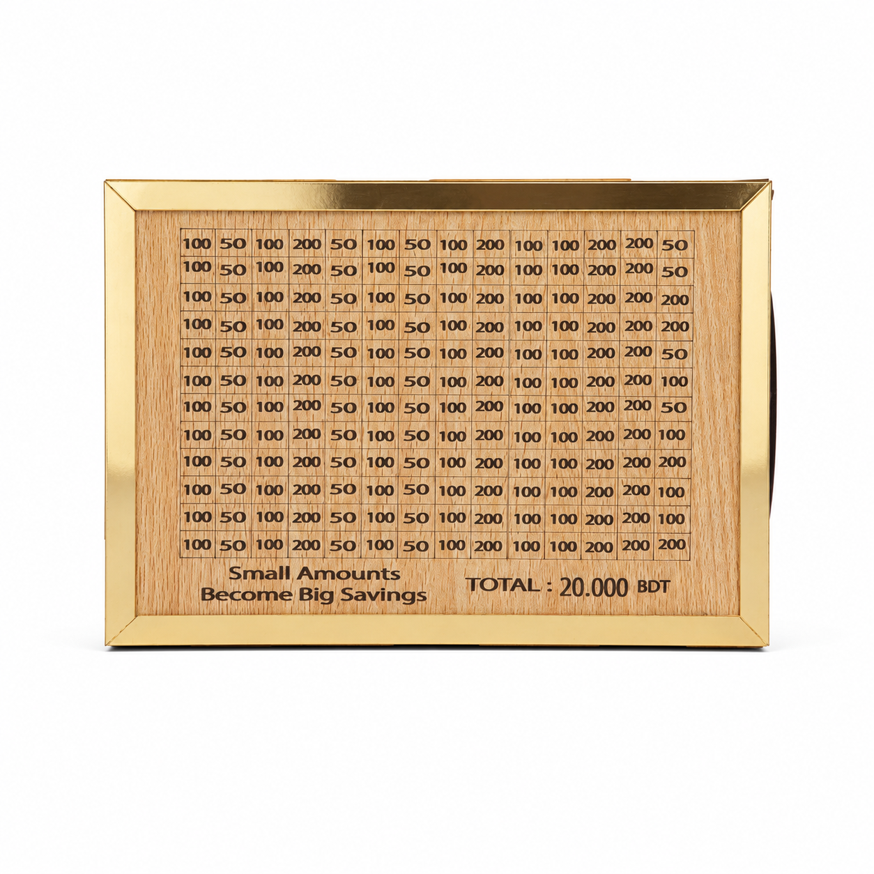 Wooden Money Saving Box (Piggy Bank) 20,000 tk - Image 2