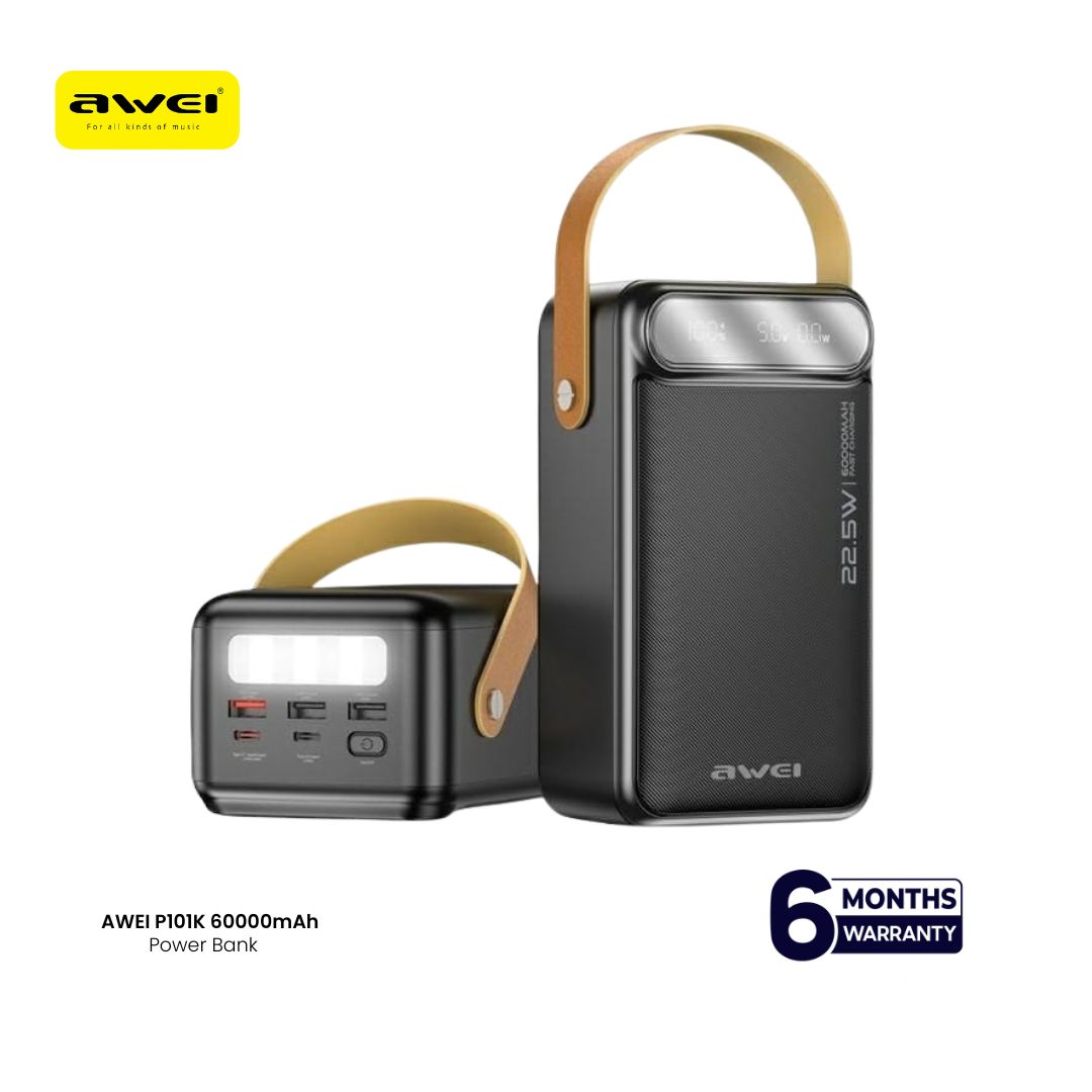 Awei P101K 60000mah 22.5W Output Portable Outdoor Powerbank - Image 2