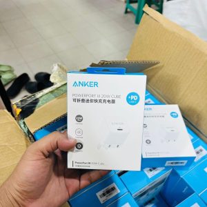 Anker 20W Box Fast Charger with Foldable Plug, PowerPort III 20W Cube Charger