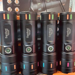 High Power Sanford Super Bright Flashlight – Slide Zoom White Laser LED Edition