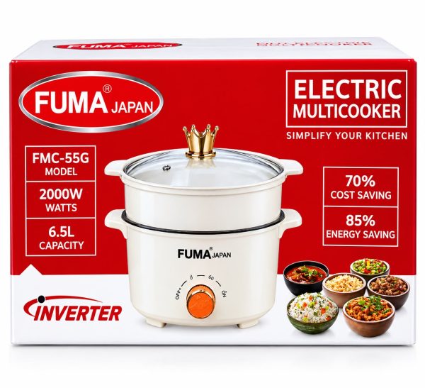 FUMA JAPAN MULTI-COOKER (6.5L ) (FMC-55G) - Image 3