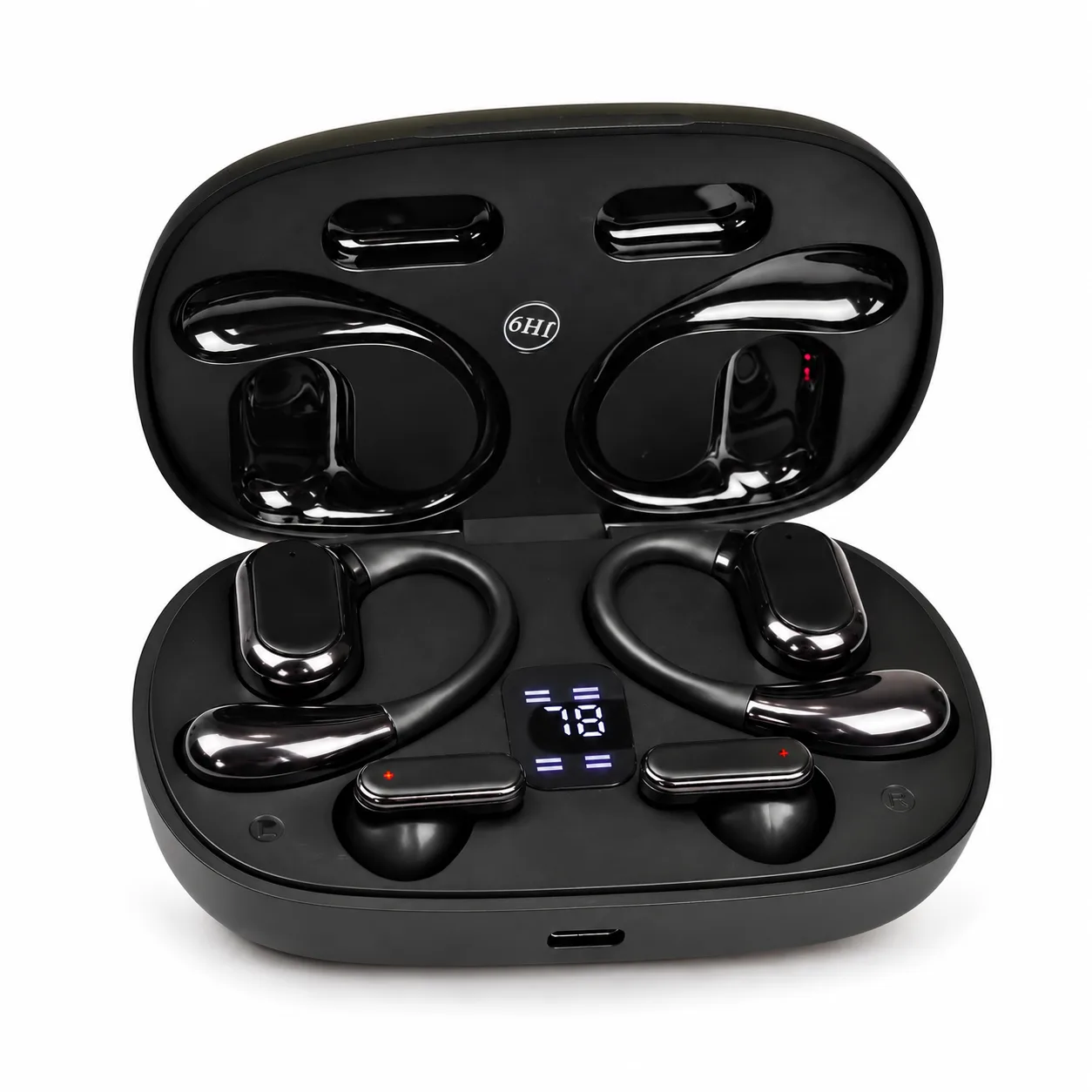 Couple Soft Ear Hooks TWS Q25 2-in-1 Wireless Earbuds - Image 3