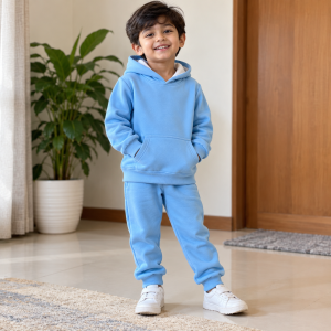 Super Soft Cotton Fleece Baby Hoodie – Warm & Skin-Friendly Winter Wear for (Boys & Girls)