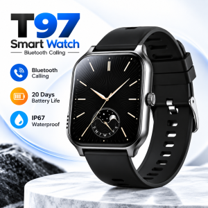 T97 Bluetooth Calling Smartwatch – Black Color image T97 Bluetooth Calling Smartwatch – Black Color image T97 Bluetooth Calling Smartwatch – Black Color