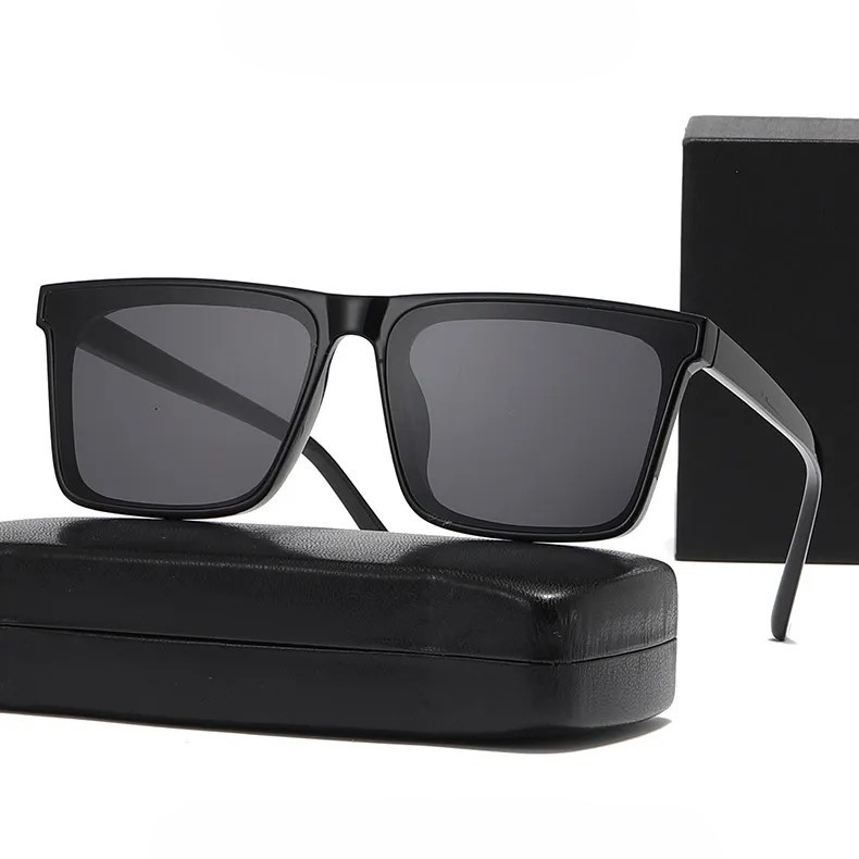 Double poly Black Sunglasses for Men & Women - Image 2