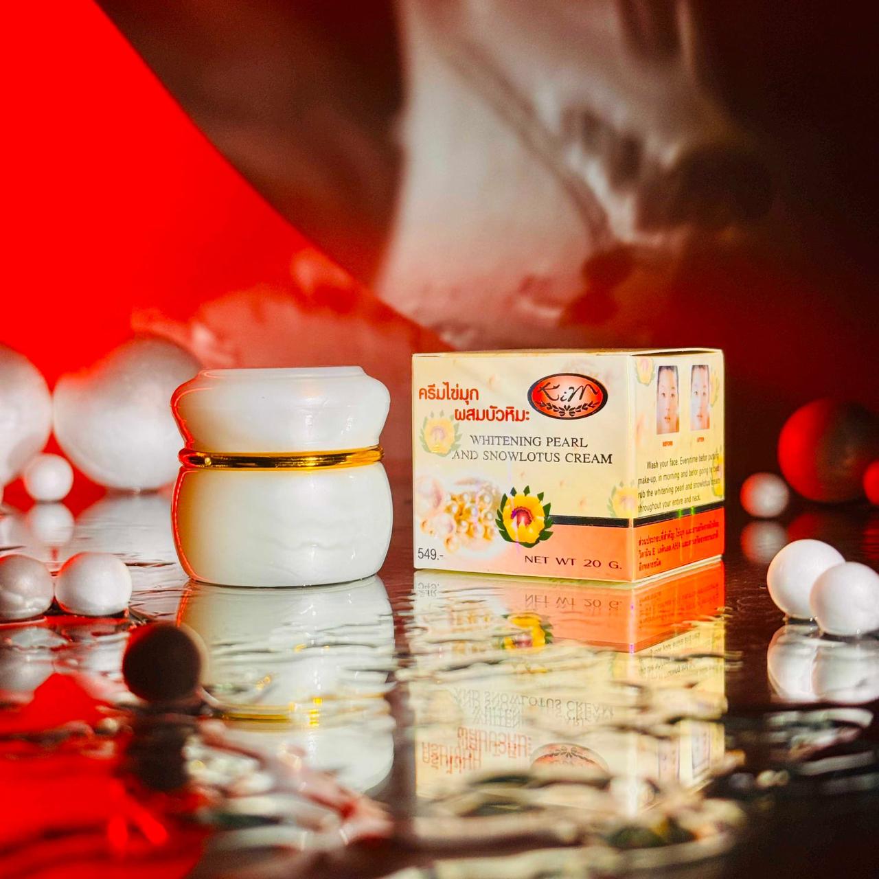 Kim Whitening Pearl & Snowlotus Cream -20g Authentic - Image 2
