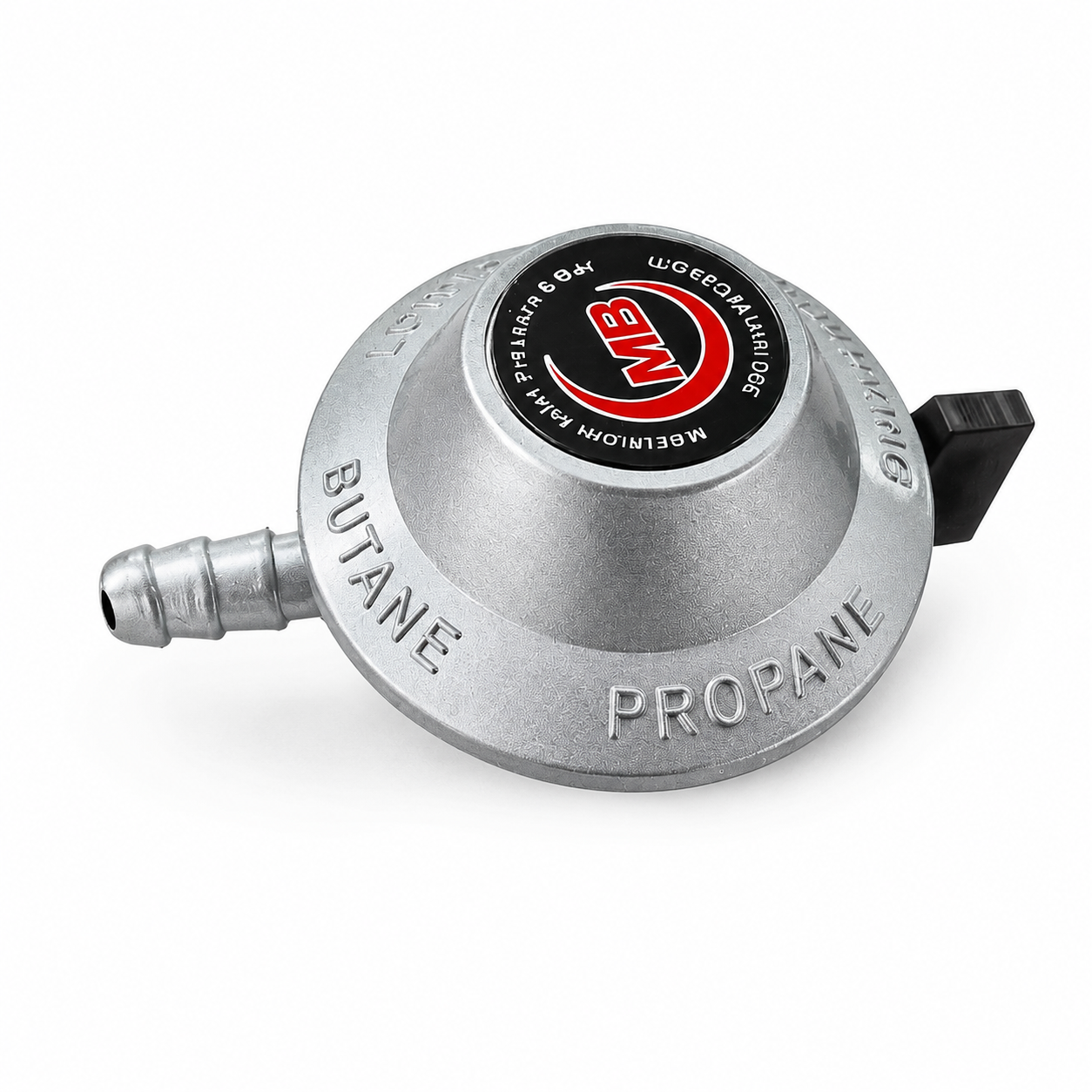 MB Silver Low Pressure LPG Gas Regulator (22mm) – Safe Gas Pressure Regulator with Gas Meter Indicator for 22mm Cylinders - Image 2